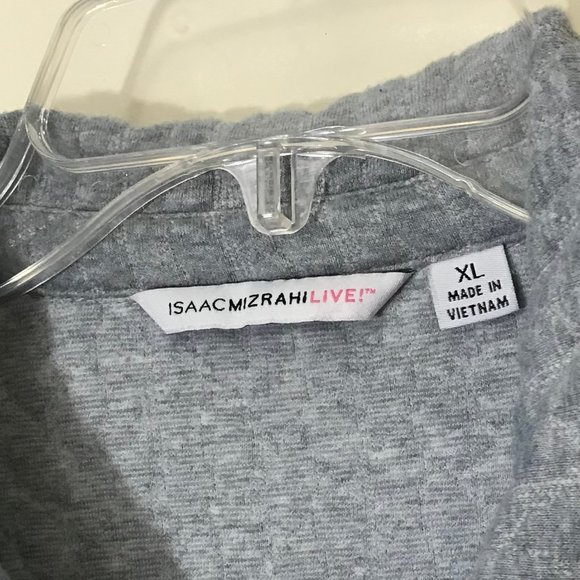 Isaac Mizrahi Live! Quilted Zipper Front Jacket XL - Picture 3 of 9